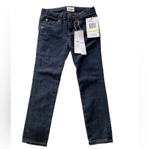 Hudson little girls size 4 skinny jeans new with tags adjustable waist denim NWT
